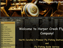 Tablet Screenshot of nc-flyfishing.com